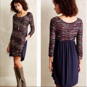 Anthropologie Boucle Pocketed Dress